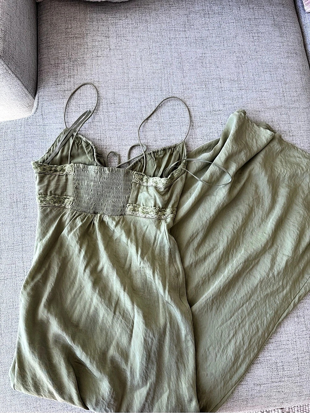 Princess Polly Sage Green dress